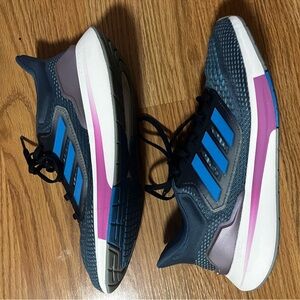 Adidas Women's Blue and Pink Athletic Shoes